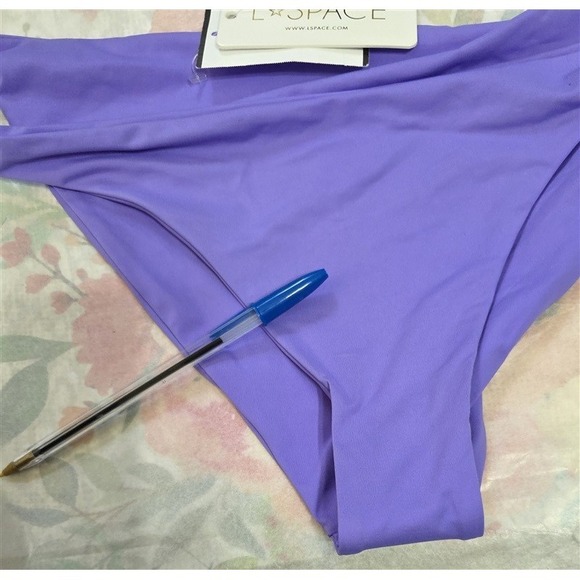 NWOT L*Space XL Camacho Classic Bikini Swim Bottom Amethyst Purple 124587 - Picture 5 of 5